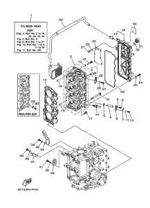 F60TLRH drawing CYLINDER--CRANKCASE-2