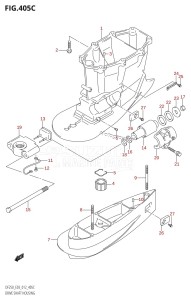 DF225T From 22503F-210001 (E03)  2012 drawing DRIVE SHAFT HOUSING (DF225T:E03:(X-TRANSOM,XX-TRANSOM))