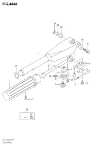 DF6 From 00601F-421001 (P03)  2004 drawing TILLER HANDLE