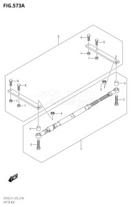 25003Z-140001 (2021) 250hp E11 E40-Gen. Export 1-and 2 (DF250Z) DF250Z drawing OPT:TIE ROD