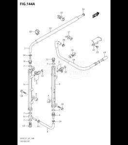 25003Z-040001 (2020) 250hp E40-Costa Rica (DF250Z  DF250Z) DF250Z drawing FUEL INJECTOR (E01,E11)