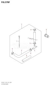 DF115T From 11502F-210001 (E01 E40)  2012 drawing OPT:TRIM SENDER (DF115Z:E40)