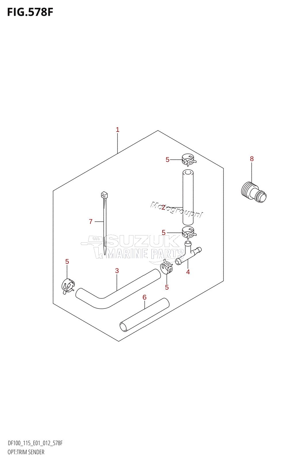 OPT:TRIM SENDER (DF115Z:E40)