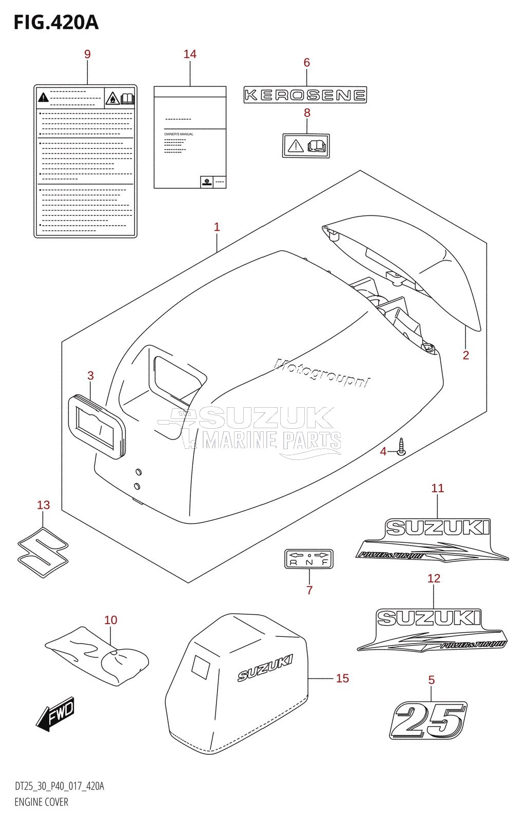 ENGINE COVER (DT25K:P36)