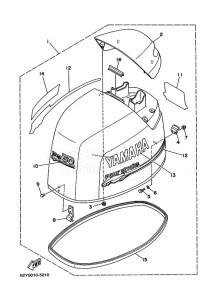 F50A drawing TOP-COWLING