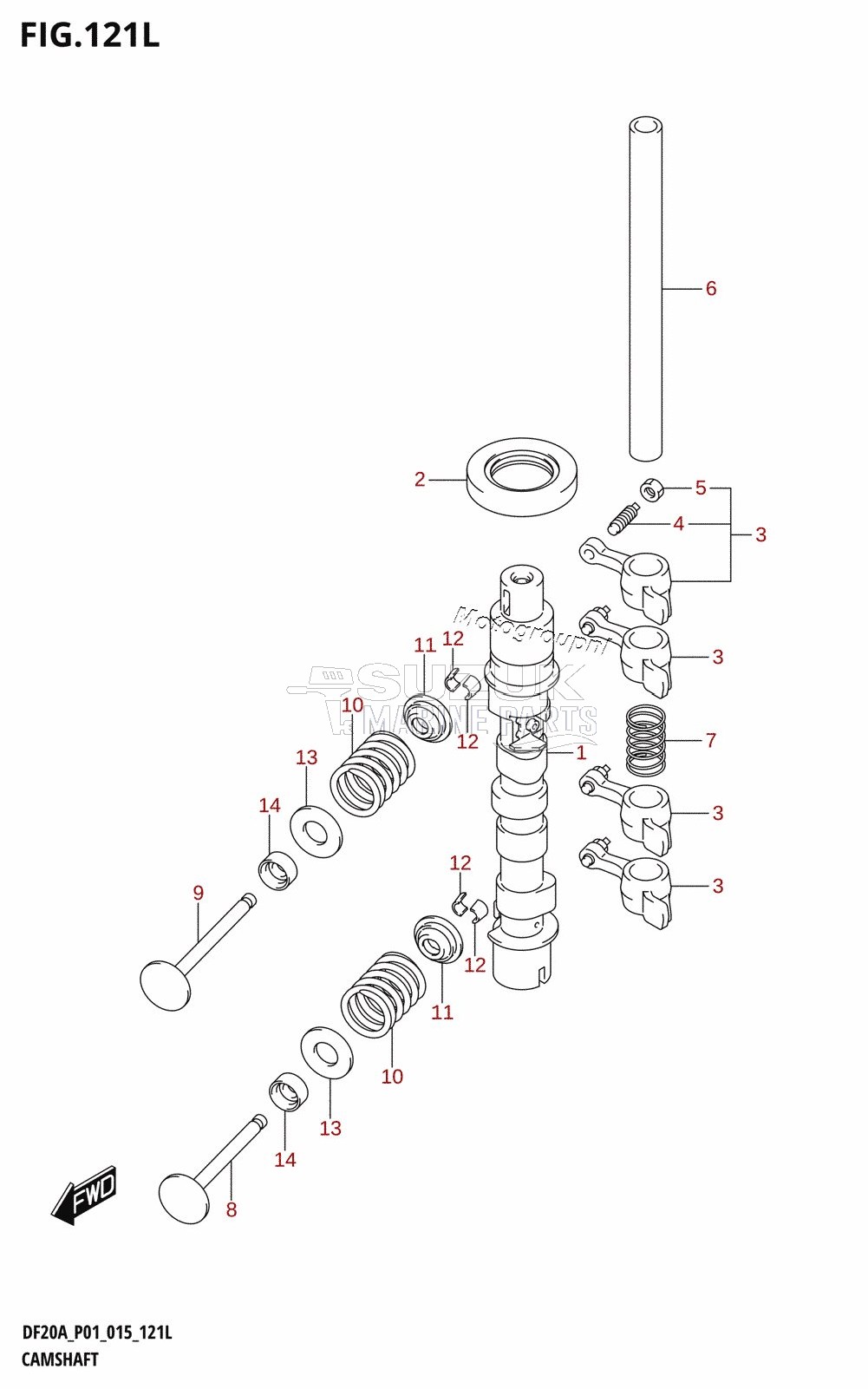 CAMSHAFT (DF20ATH:P01)