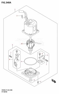 DF300B From 30003F-040001 (E11)  2020 drawing PTT MOTOR (DF350A,DF325A,DF300B)