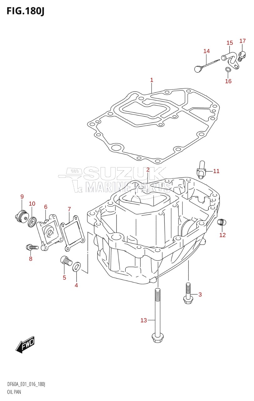 OIL PAN (DF60A:E40)