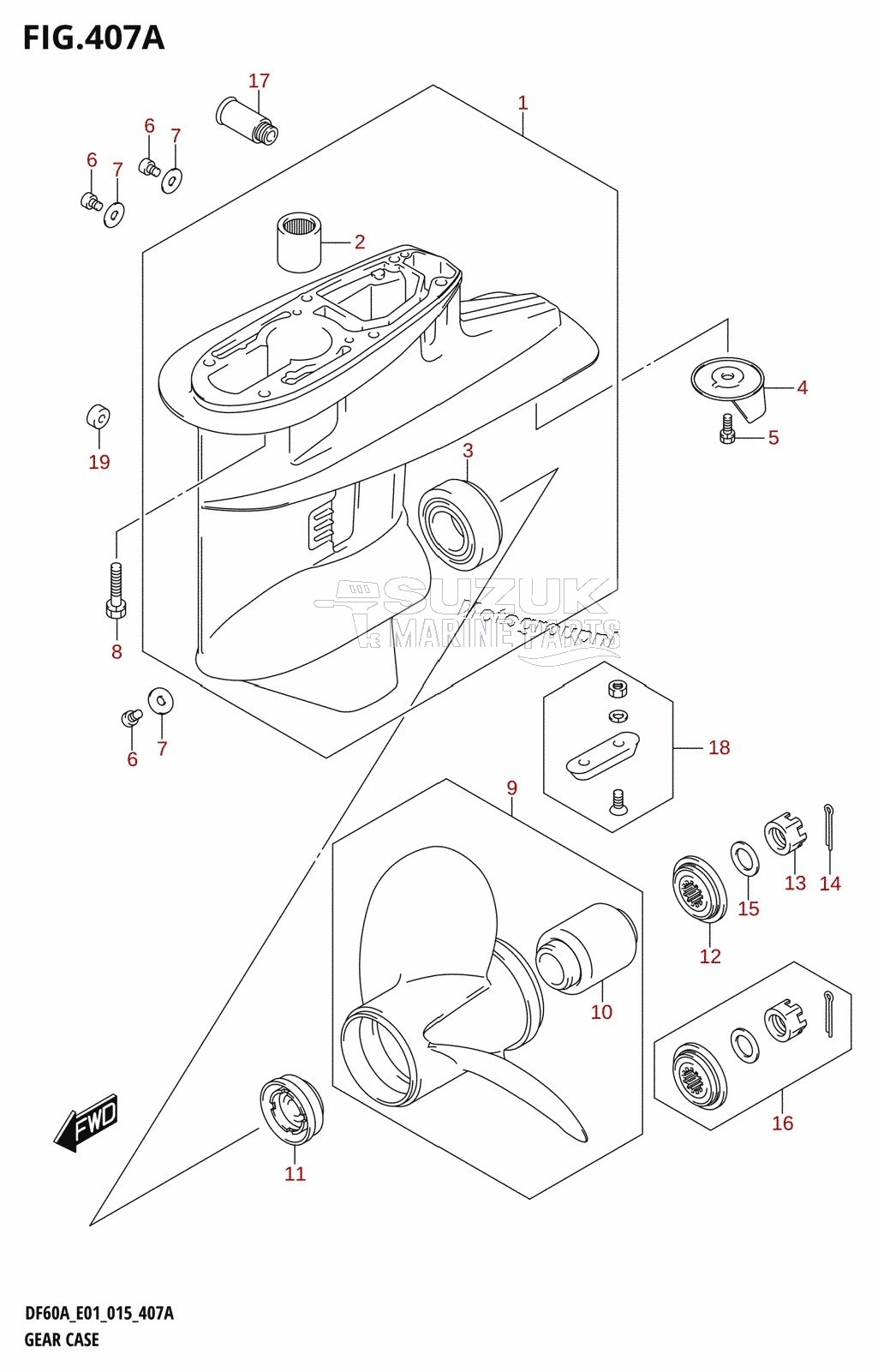 GEAR CASE (DF40A:E01)