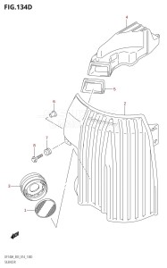 DF140A From 14003F-410001 (E03)  2014 drawing SILENCER (DF140AT:E03)