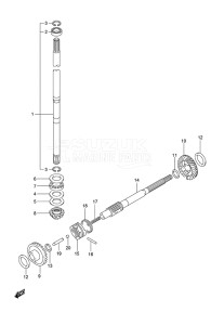 Outboard DF 9.9 drawing Transmission