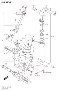 DF250Z From 25003Z-610001 (E40)  2016 drawing TRIM CYLINDER (DF225Z:E01)