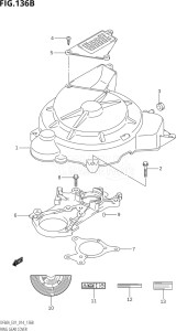 06003F-410001 (2014) 60hp E01 E40-Gen. Export 1 - Costa Rica (DF60AVT  DF60AVTH) DF60A drawing RING GEAR COVER (DF40AQH:E01)