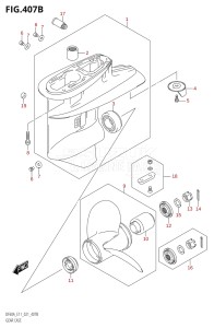 05004F-240001 (2022) 50hp E03-USA (DF50AVT  DF50AVT) DF50A drawing GEAR CASE (SEE NOTE)