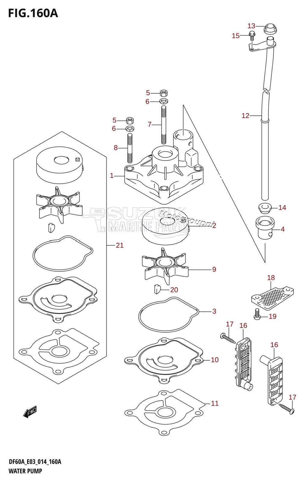 WATER PUMP (DF40A)