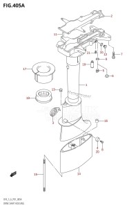 DF5 From 00501F-980001 (P01)  2009 drawing DRIVE SHAFT HOUSING