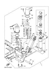 Z300TXRD drawing POWER-TILT-ASSEMBLY-1