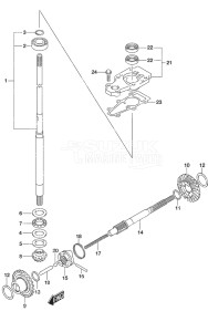 Outboard DF 20A drawing Transmission  - Electric Start