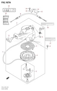 DF4 From 00401F-421001 (P03)  2004 drawing RECOIL STARTER