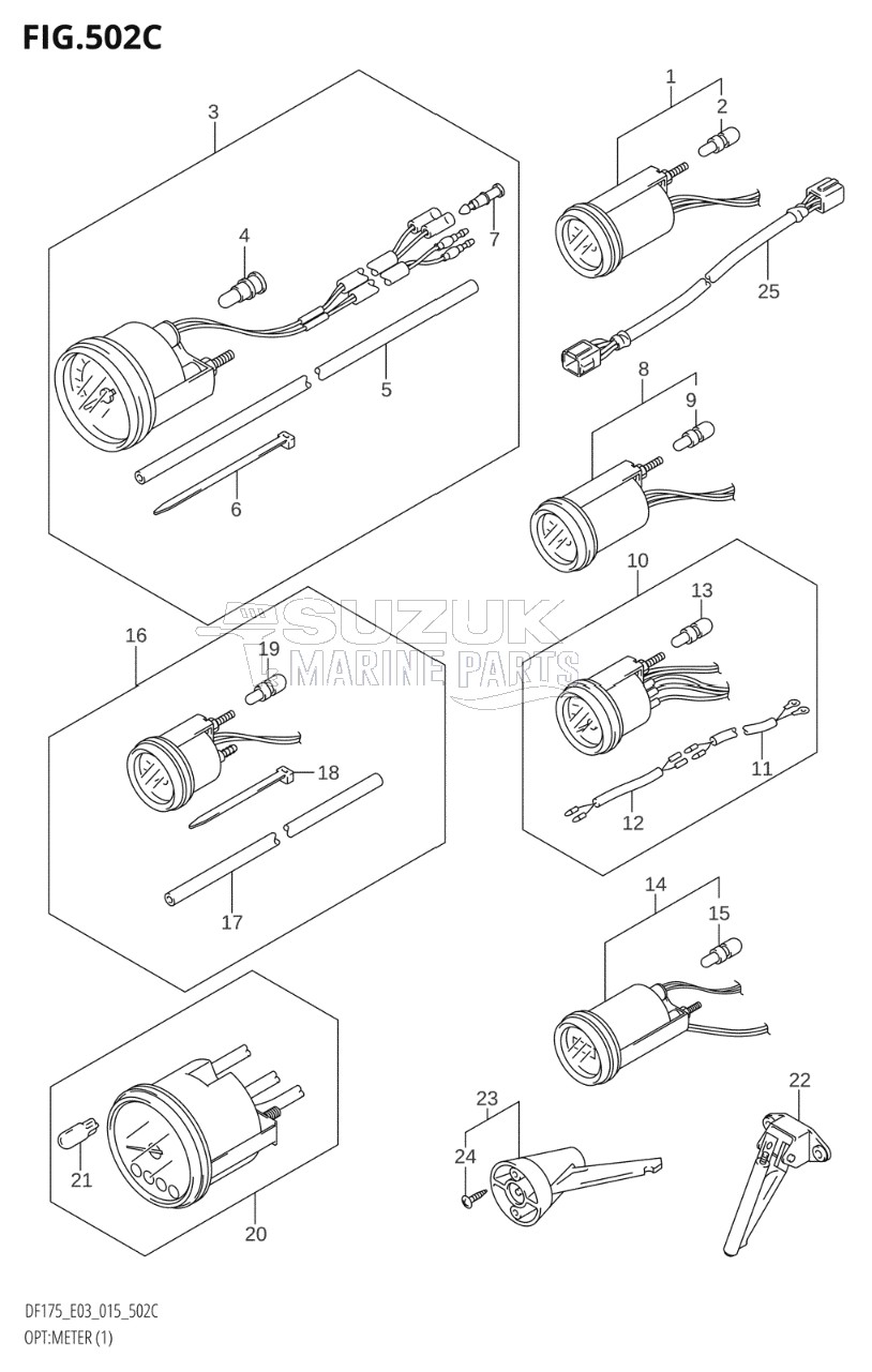 OPT:METER (1) (DF150Z:E03)