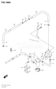 DF175ZG From 17502Z-510001 (E03)  2015 drawing FUEL PUMP