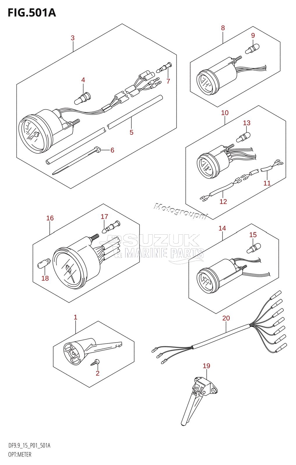 OPT:METER (DF9.9R,DF15R)