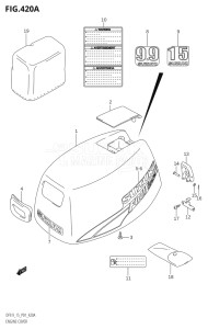 00992F-980001 (2009) 9.9hp P01-Gen. Export 1 (DF9.9K9  DF9.9RK9) DF9.9 drawing ENGINE COVER (K4,K5,K6,K7,K8,K9)