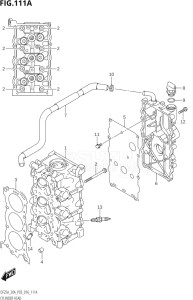 02504F-610001 (2016) 25hp P03-U.S.A (DF25A  DF25AQ  DF25AR  DF25AT  DF25ATH) DF25A drawing CYLINDER HEAD