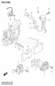 DF25A From 02504F-510001 (P03)  2015 drawing RECTIFIER /​ IGNITION COIL (DF25A:P03)