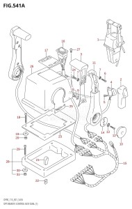 DF115T From 11501F-680001 (E01 E40)  2006 drawing OPT:REMOTE CONTROL ASSY DUAL (1)