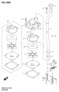 DF40A From 04004F-810001 (E34-Italy)  2018 drawing WATER PUMP (DF50AVT:E01,DF50AVTH:E01)