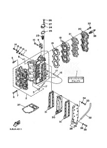 30D drawing CYLINDER--CRANKCASE