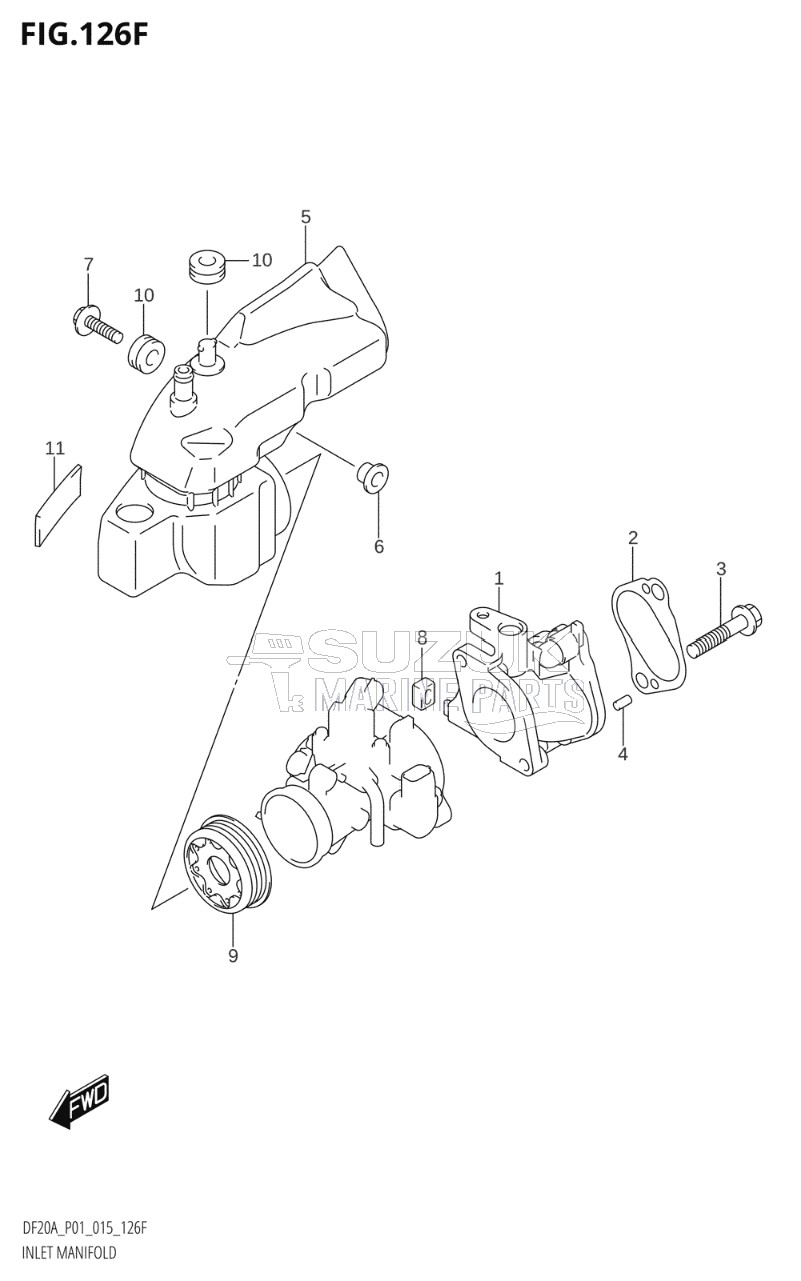 INLET MANIFOLD (DF15ATH:P01)