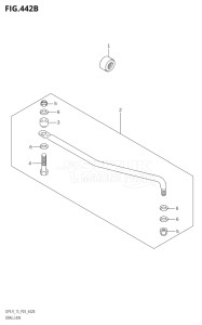 01502F-421001 (2004) 15hp P03-U.S.A (DF15K4) DF15 drawing DRAG LINK (DF9.9T)