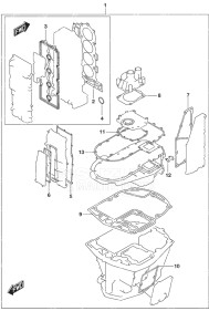 Outboard DF 175AP drawing Gasket Set