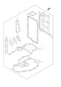 Outboard DF 25 drawing Gasket Set