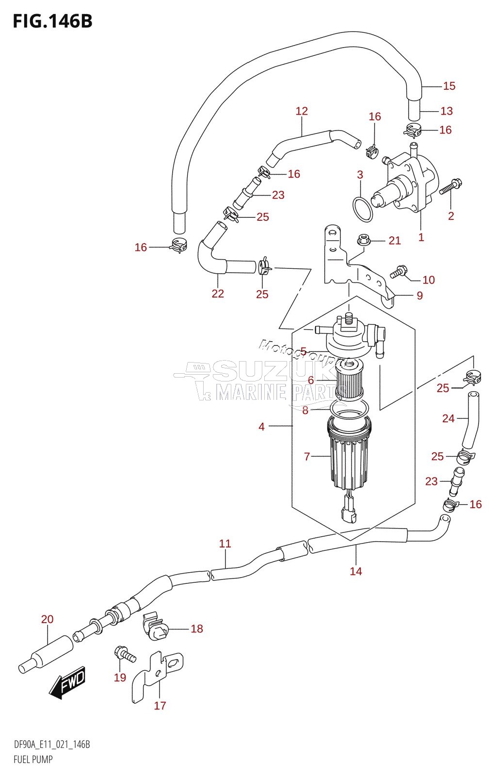 FUEL PUMP (020:DF100B)