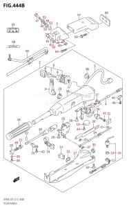 DF70A From 07003F-310001 (E01 E40)  2013 drawing TILLER HANDLE (DF70ATH:E40)