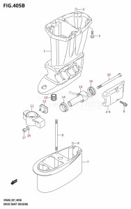 DF60A From 06002F-010001 (E01 E40)  2010 drawing DRIVE SHAFT HOUSING (DF40AQH,DF40AT,DF50AT,DF50ATH,DF60AQH,DF60AWQH)