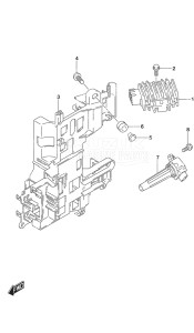 Outboard DF 40A drawing Rectifier/Ignition Coil