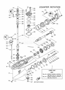 FL250GETX drawing PROPELLER-HOUSING-AND-TRANSMISSION-3