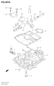 DF70 From 07001F-151001 (E03)  2001 drawing ENGINE HOLDER