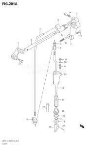 00993F-210001 (2012) 9.9hp P03-U.S.A (DF9.9T  DF9.9TH) DF9.9 drawing CLUTCH (DF9.9T:P03)