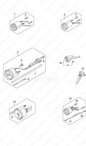 DF 9.9B drawing Meter Remote Control