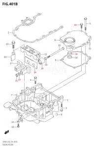 04003F-410001 (2014) 40hp E03-USA (DF40A) DF40A drawing ENGINE HOLDER (DF50A)