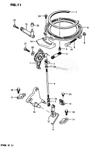 DT40 From 04003-401001 ()  1984 drawing THROTTLE CONTROL