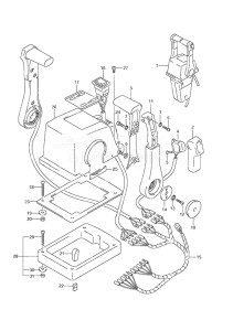 Outboard DF 50 drawing Top Mount Dual (1)