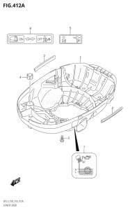 00252F-410001 (2014) 2.5hp P03-U.S.A (DF2.5) DF2.5 drawing LOWER COVER