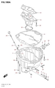 DF250A From 25003P-710001 (E01 E40)  2017 drawing OIL PAN