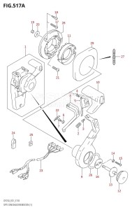 DF250Z From 25001Z-980001 (E01 E40)  2009 drawing OPT:CONCEALED REMOCON (1)